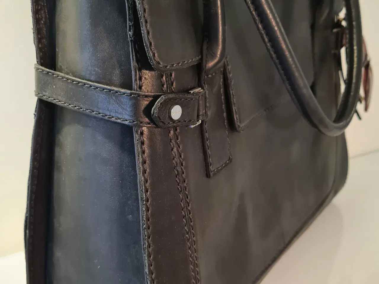 Billede 4 - Belsac lædertaske, sort