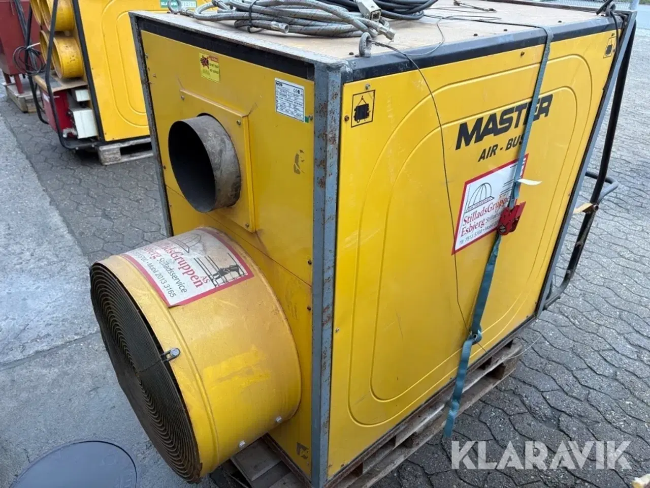 Billede 12 - Varme kanon Master AUR-BUS BV 740 FS - 1200 L diesel inklusiv tank