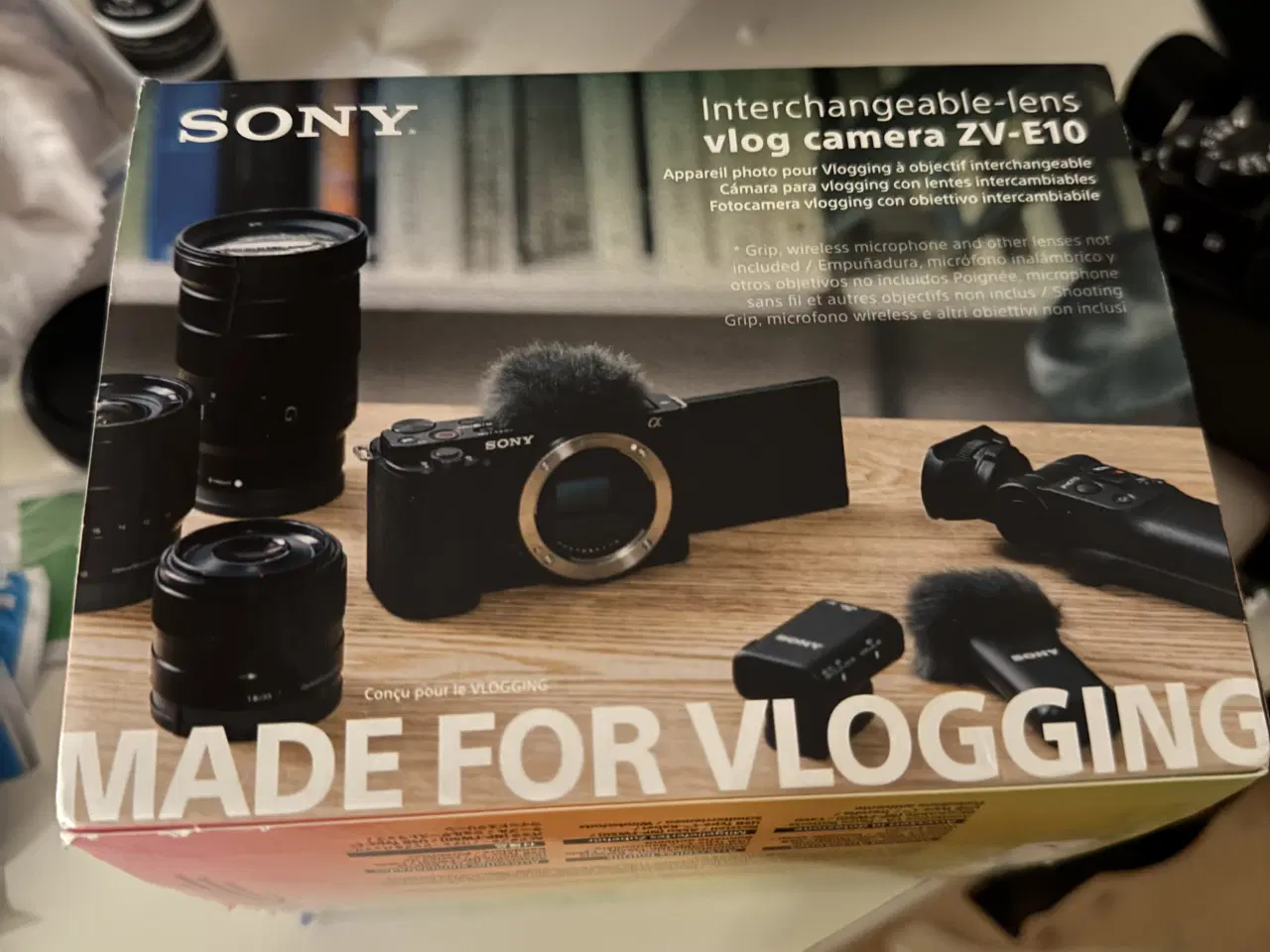 Billede 12 - Sony ZV-E10 camera with objective and accessories 