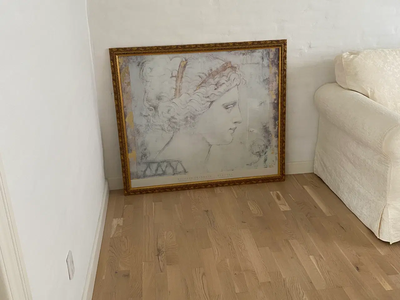 Billede 1 - 2 klassiske billeder i guldramme