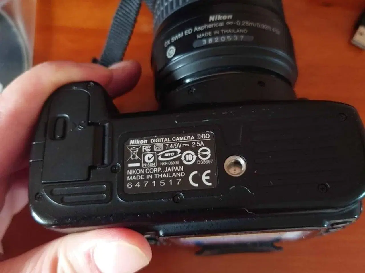Billede 3 - Nikon D60 10.2mp, 8 GB ram, 18-55mm objektiv og læ