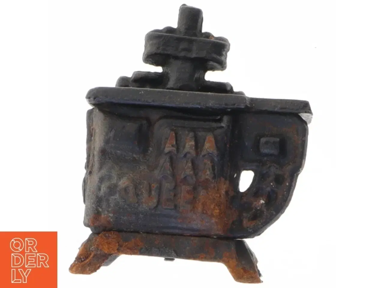 Billede 4 - Antik jernkomfur miniature (str. 7 x 5 cm)