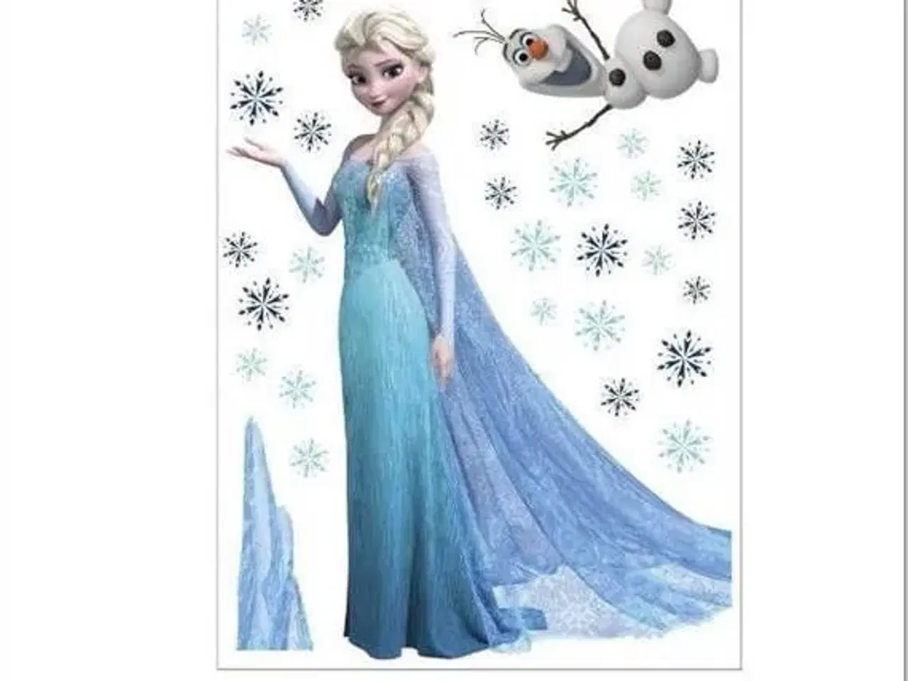 Billede 2 - Smuk Frost wallstickers med Elsa og Oluf fra Frost
