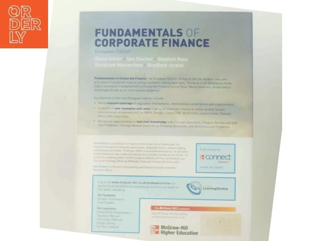 Billede 3 - Fundamentals of Corporate Finance af David Hillier (Bog)