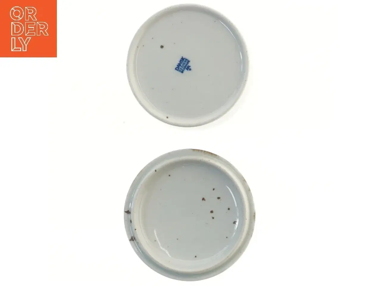 Billede 2 - Keramikskål med låg fra Dansk Danish Design (str. Ø 12x8 cm)