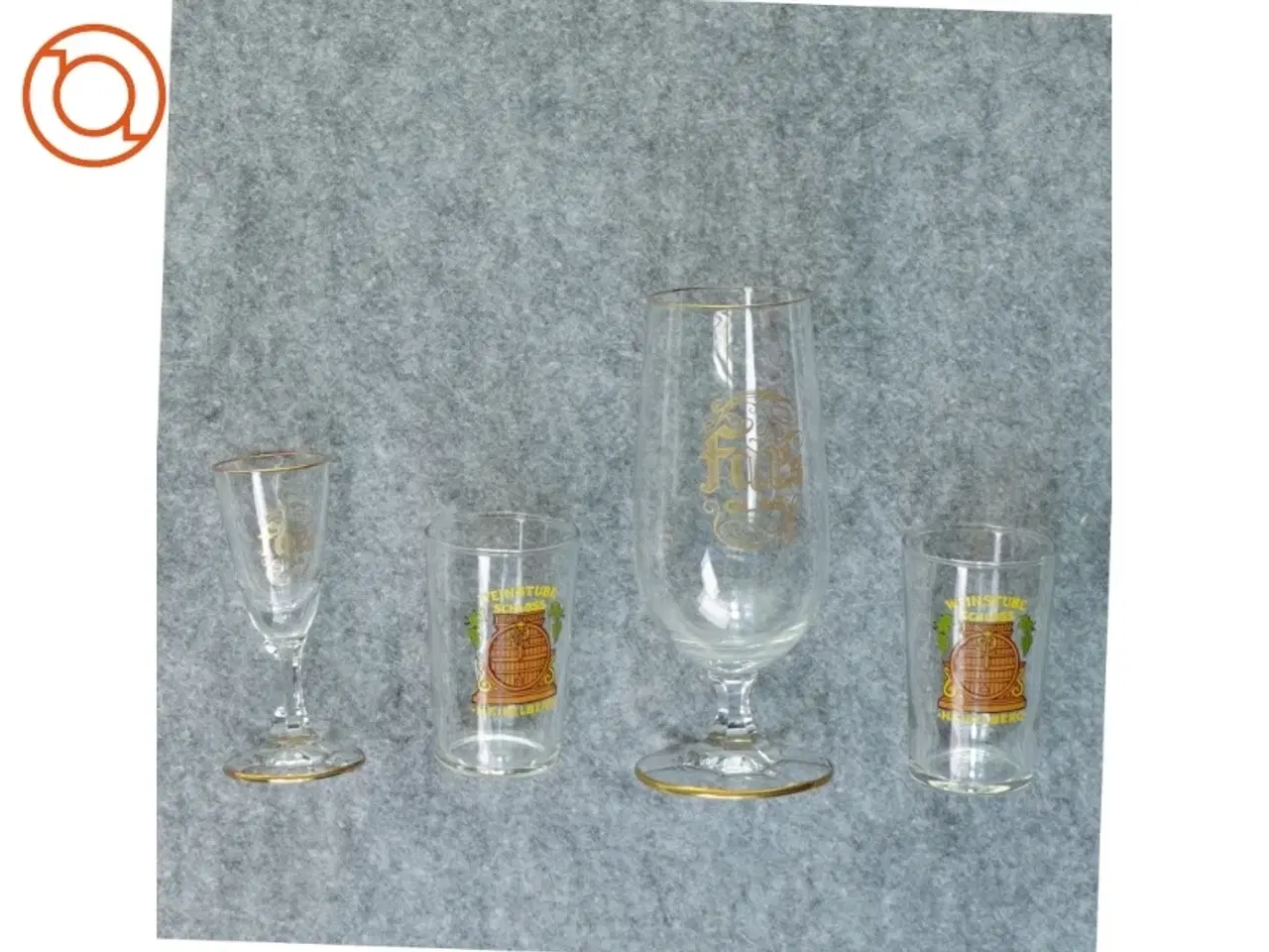 Billede 1 - Blandede glas (str. 8 x 5 cm 16 x 5 cm 10 x 4 cm)