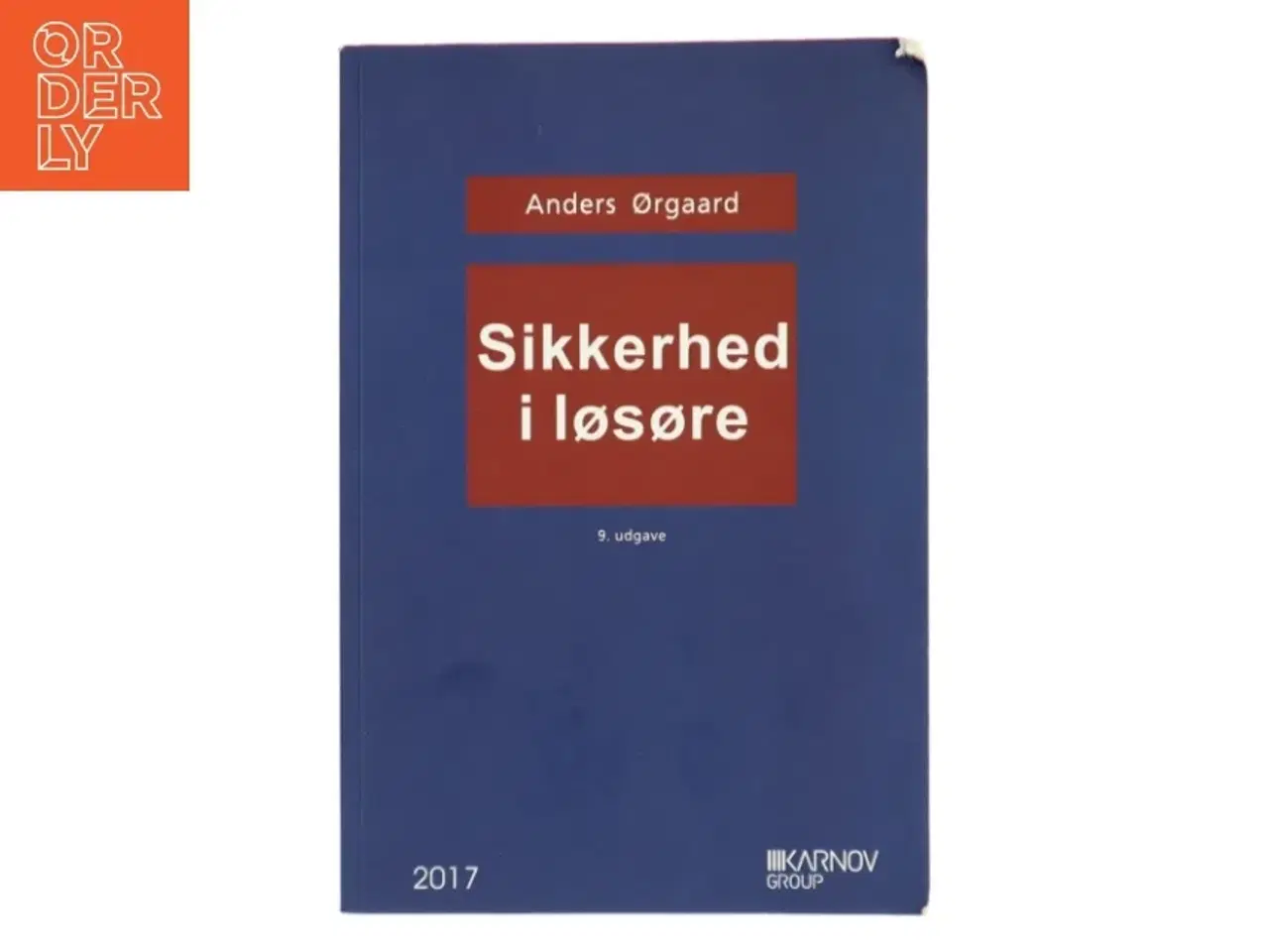 Billede 1 - Sikkerhed i løsøre af Anders Ørgaard (Bog)