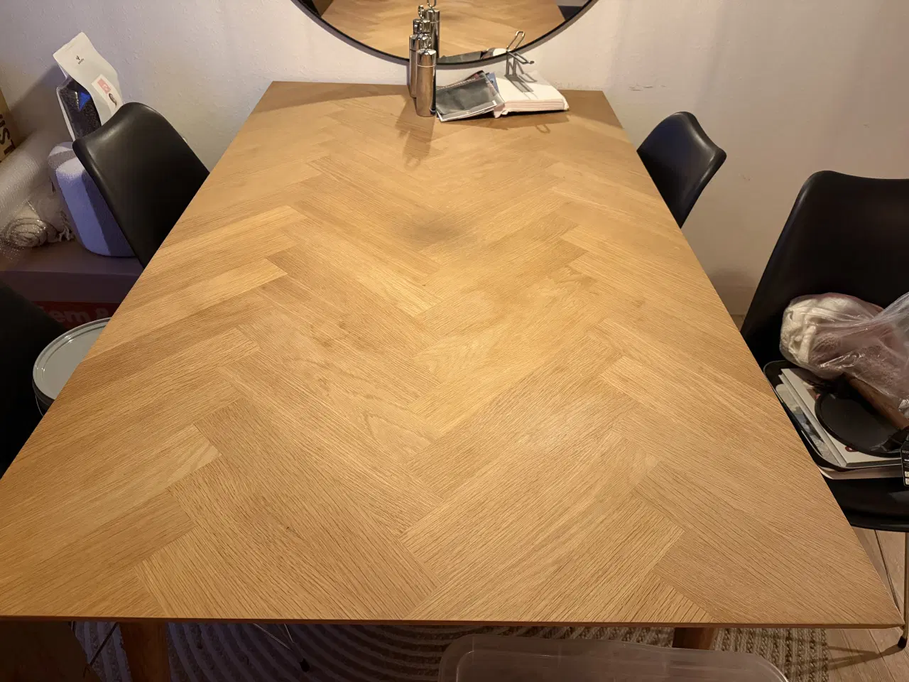 Billede 1 - Spisebord i egetræ