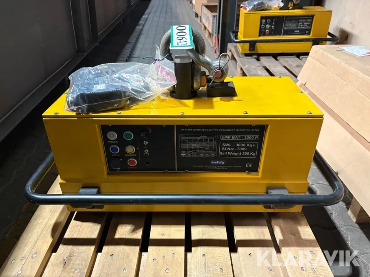 Billede 2 - Løftemagnet Assfalg EPM BAT - 3000 P