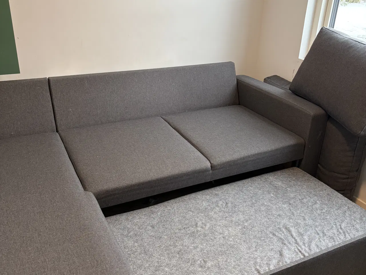 Billede 3 - Sovesofa med Chaiselong