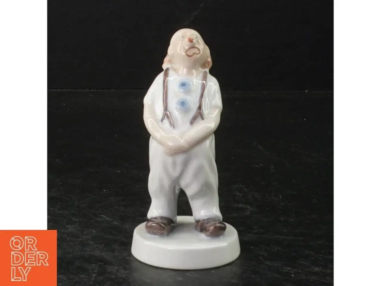 Billede 1 - Porcelænsfigur af klovn fra B&G (str. 11 x 5,5 cm)