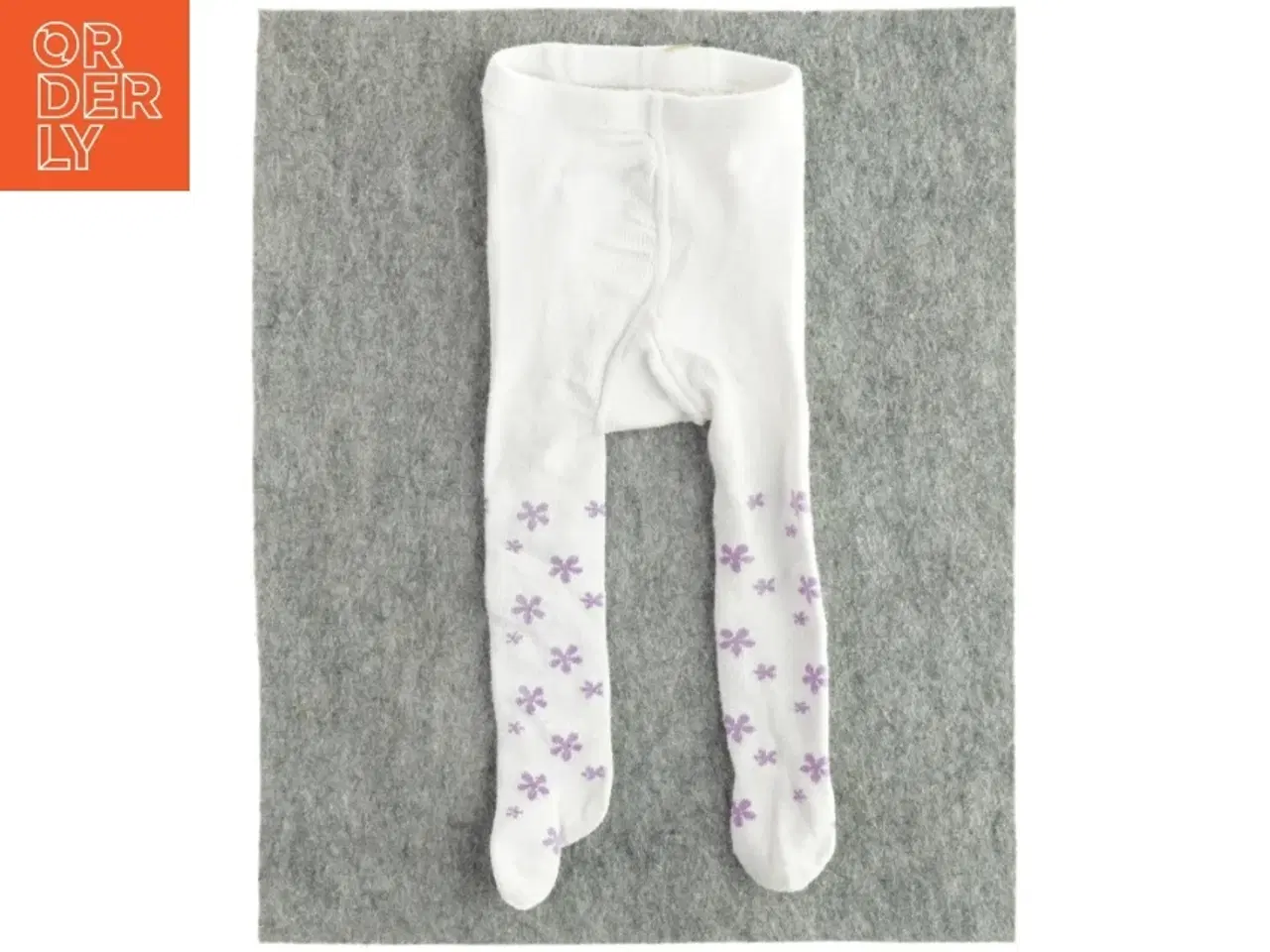Billede 1 - Strømpebukser med blomster (str. 50)