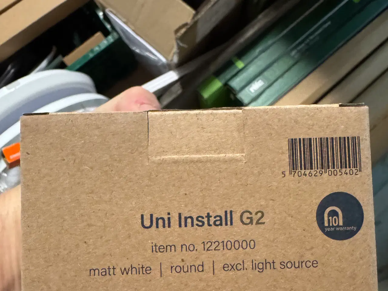 Billede 6 - Led uni install G2 hvid og rund 