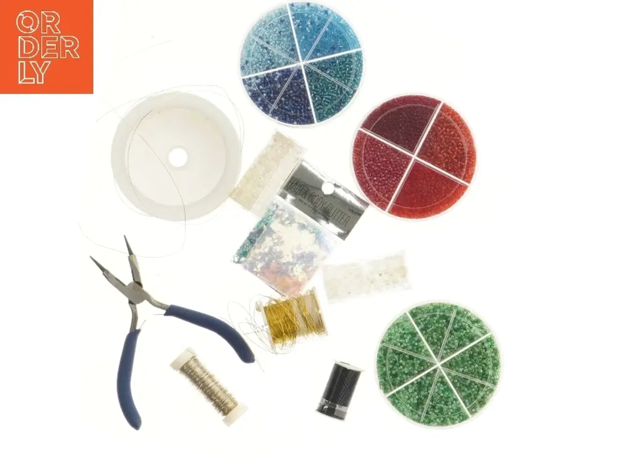 Billede 1 - Sæt med smykkefremstillingsmaterialer