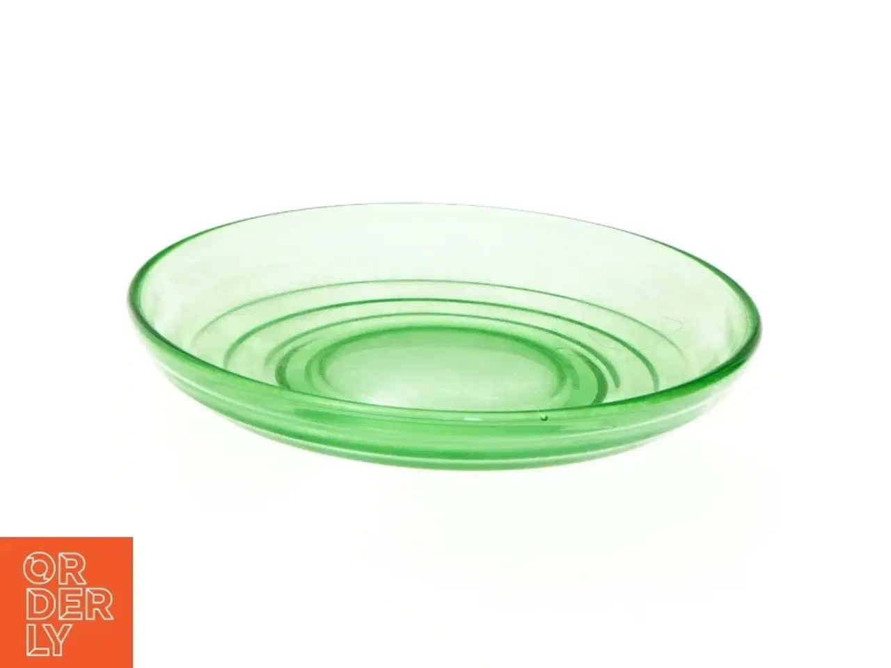 Billede 3 - Grønne broksø glas tallerkener (str. Ø 15 cm)