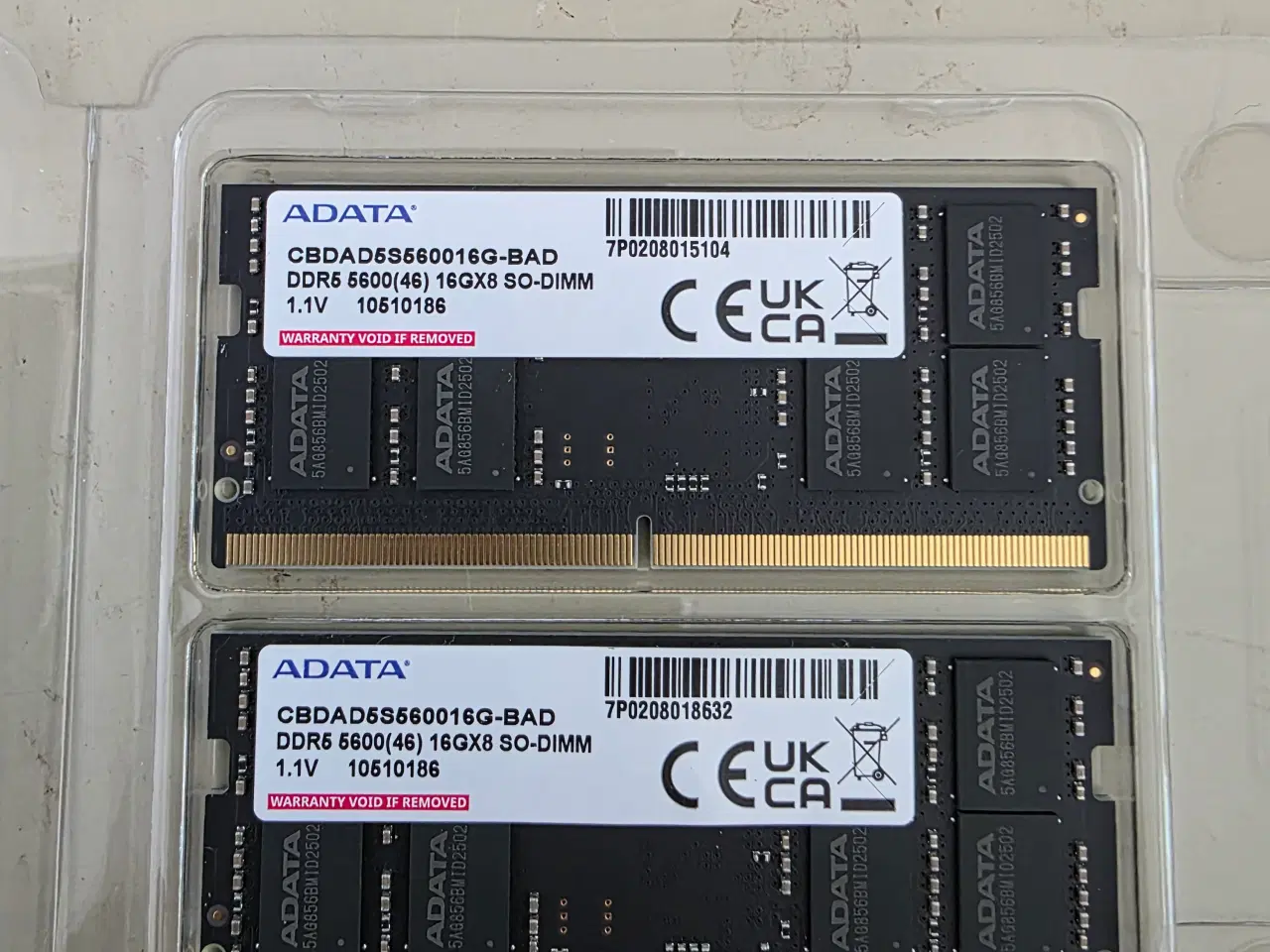 Billede 2 - ADATA DDR5-5600 SO-DIMM RAM 32GB Kit (2x16GB)