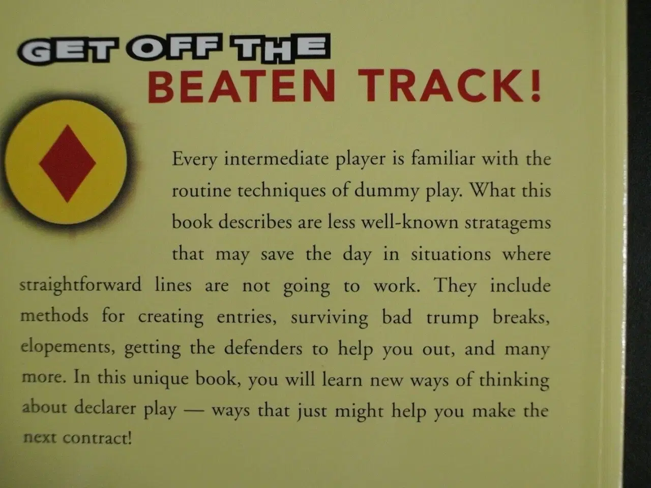 Billede 3 - off-road declarer play - bridge, by david bird, em