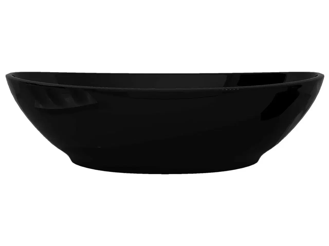 Billede 5 - Keramisk luksushåndvask oval sort 40 x 33 cm