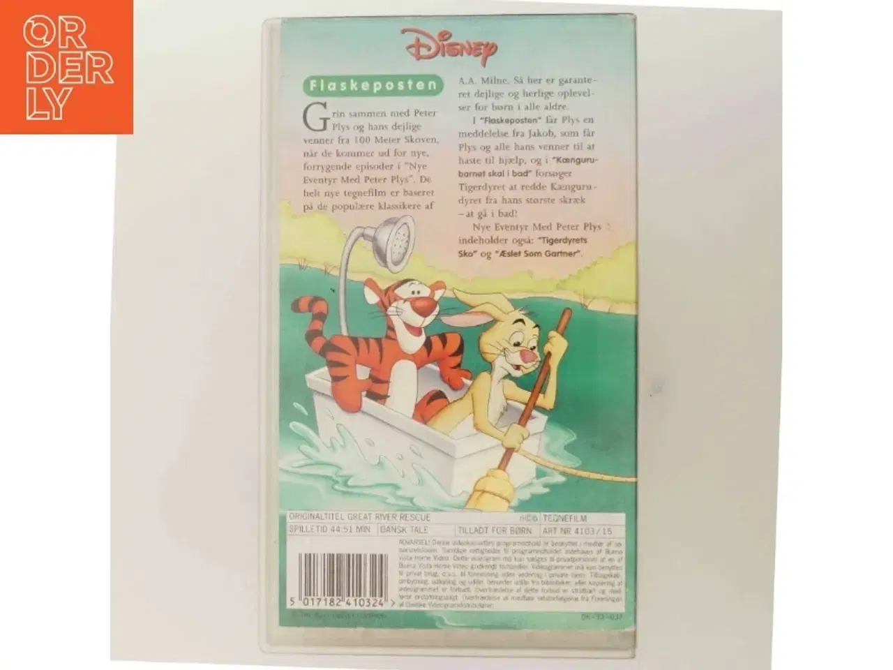 Billede 3 - Peter Plys VHS-bånd, Flaskeposten fra Disney