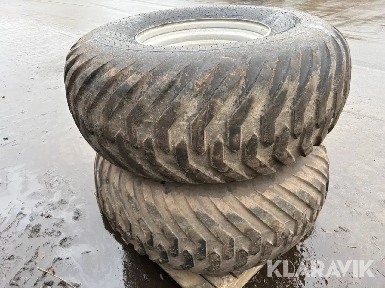 Billede 3 - Komplette hjul 2 styk Trelleborg Twin