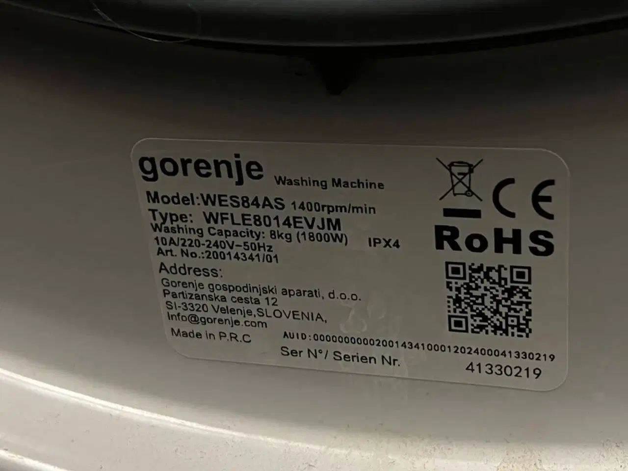 Billede 3 - Vaskemaskine, brugt  GORENJE