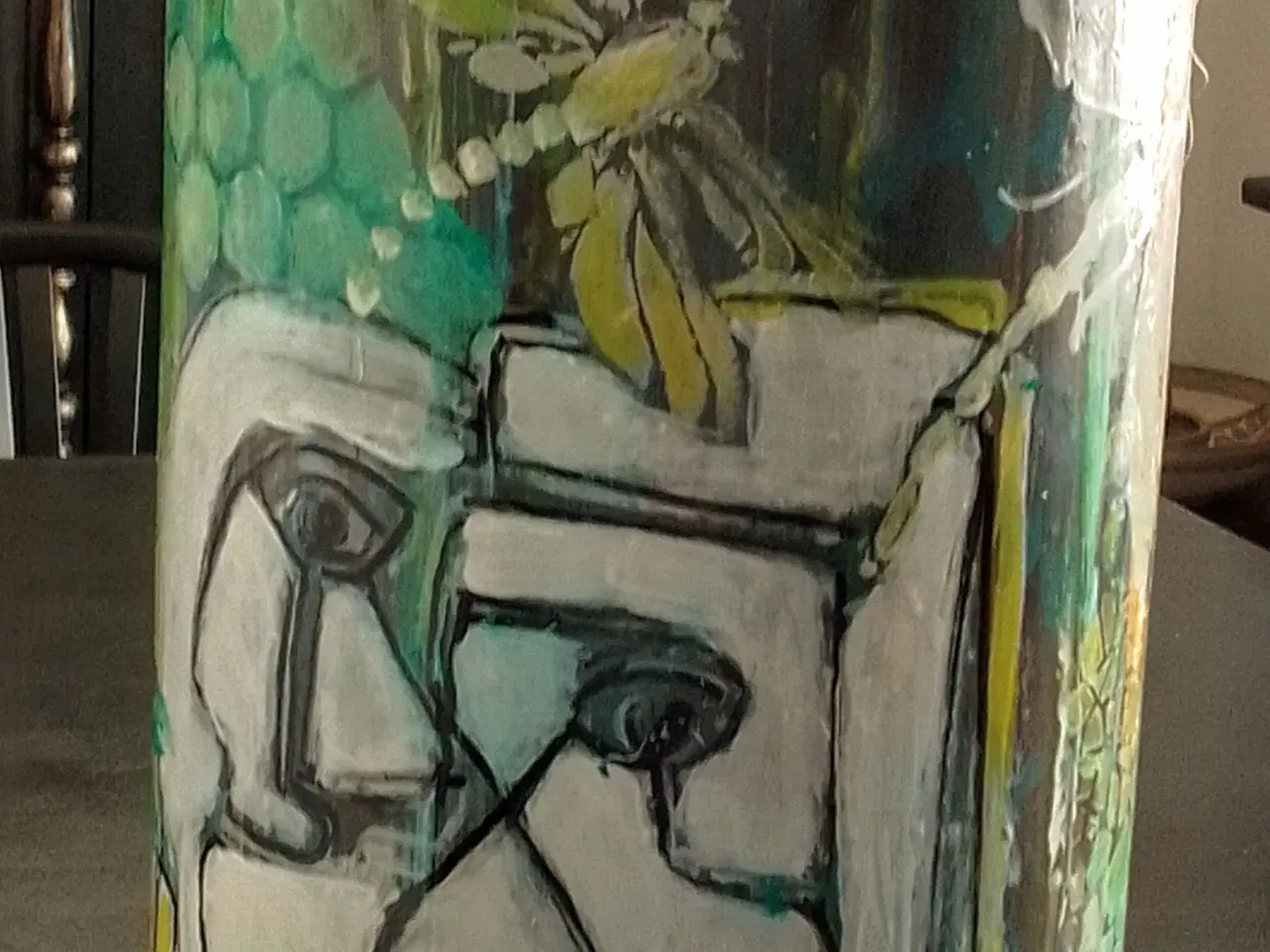 Billede 6 - Dekorerede glasvaser fra eget atelier