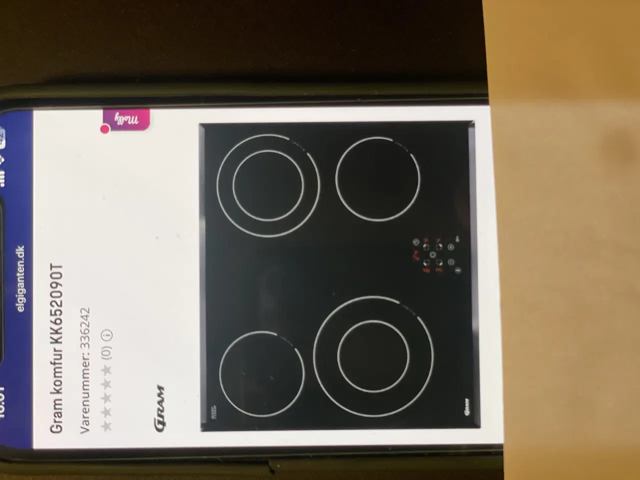 Billede 1 - Gram Induktionsplade