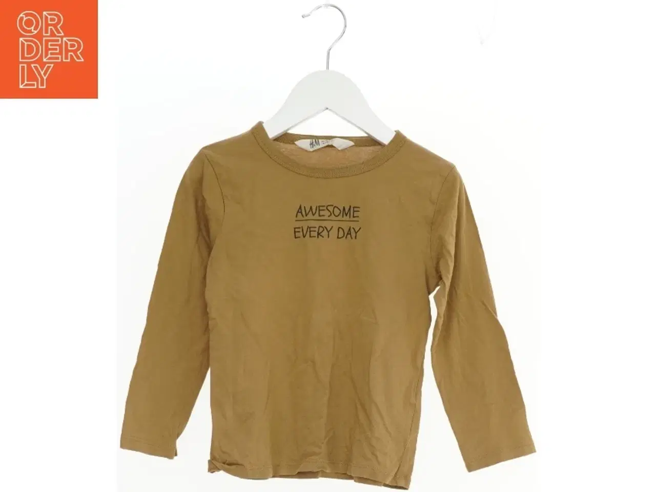 Billede 1 - Langærmet t-shirt med print fra H&M (str. 98)