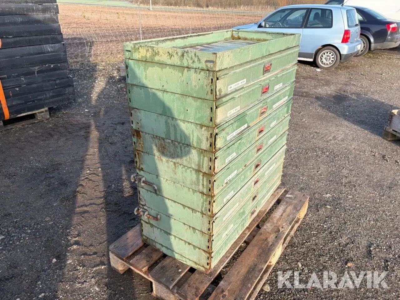 Billede 8 - Værkstedsreol med skuffer