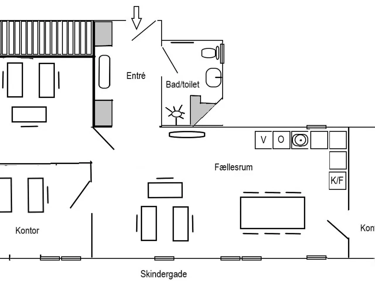 Billede 17 - Komplet nyrenoveret 100 m2 øverst oppe udsigt til Runde Tårn
