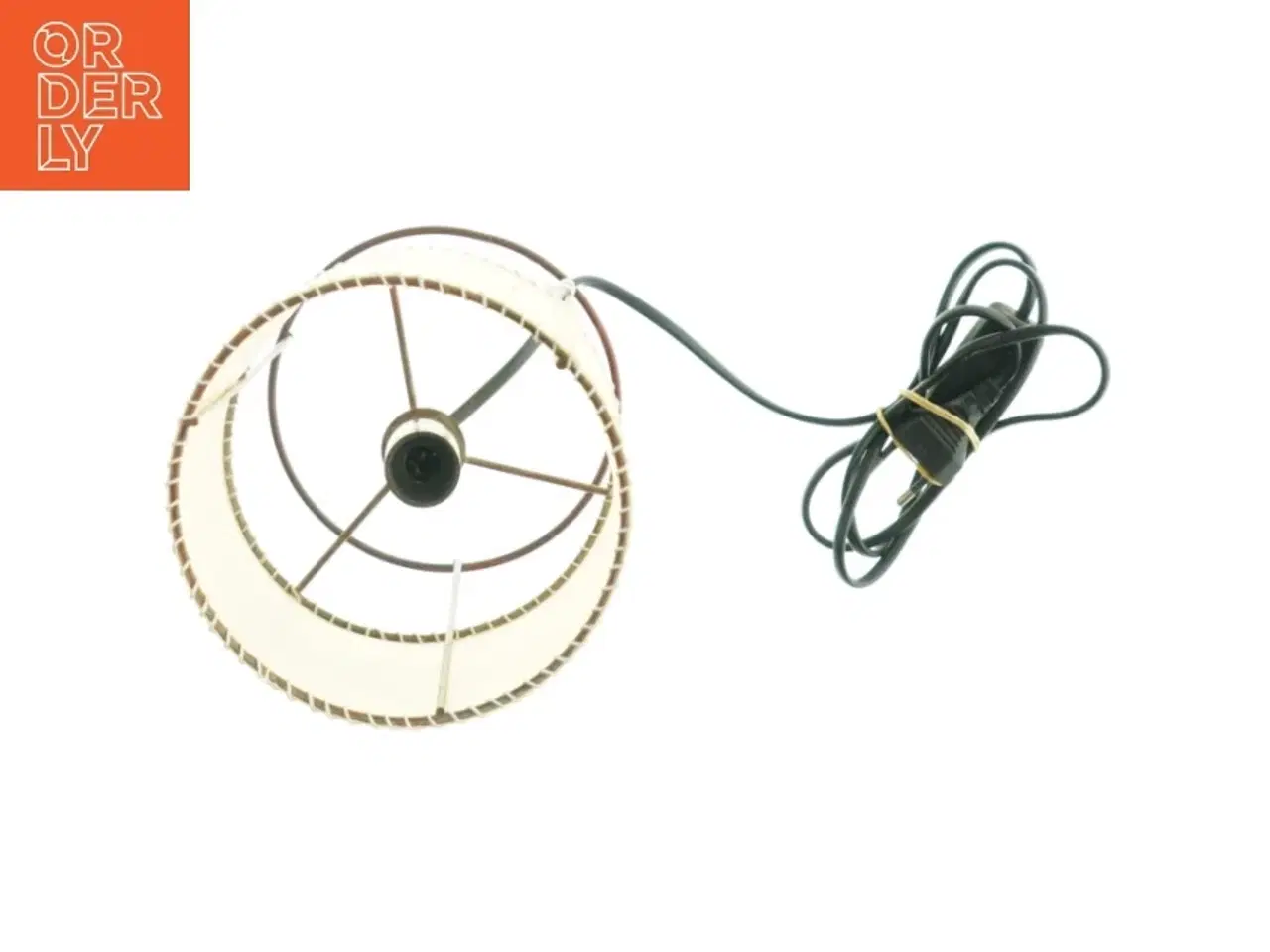 Billede 2 - Bordlampe med lampeskærm (str. Ø 15 cm)