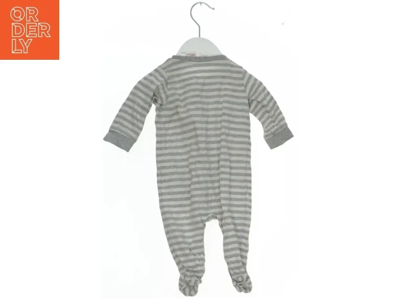 Billede 2 - Stribet sparkedragt til baby fra H&M (str. 62)