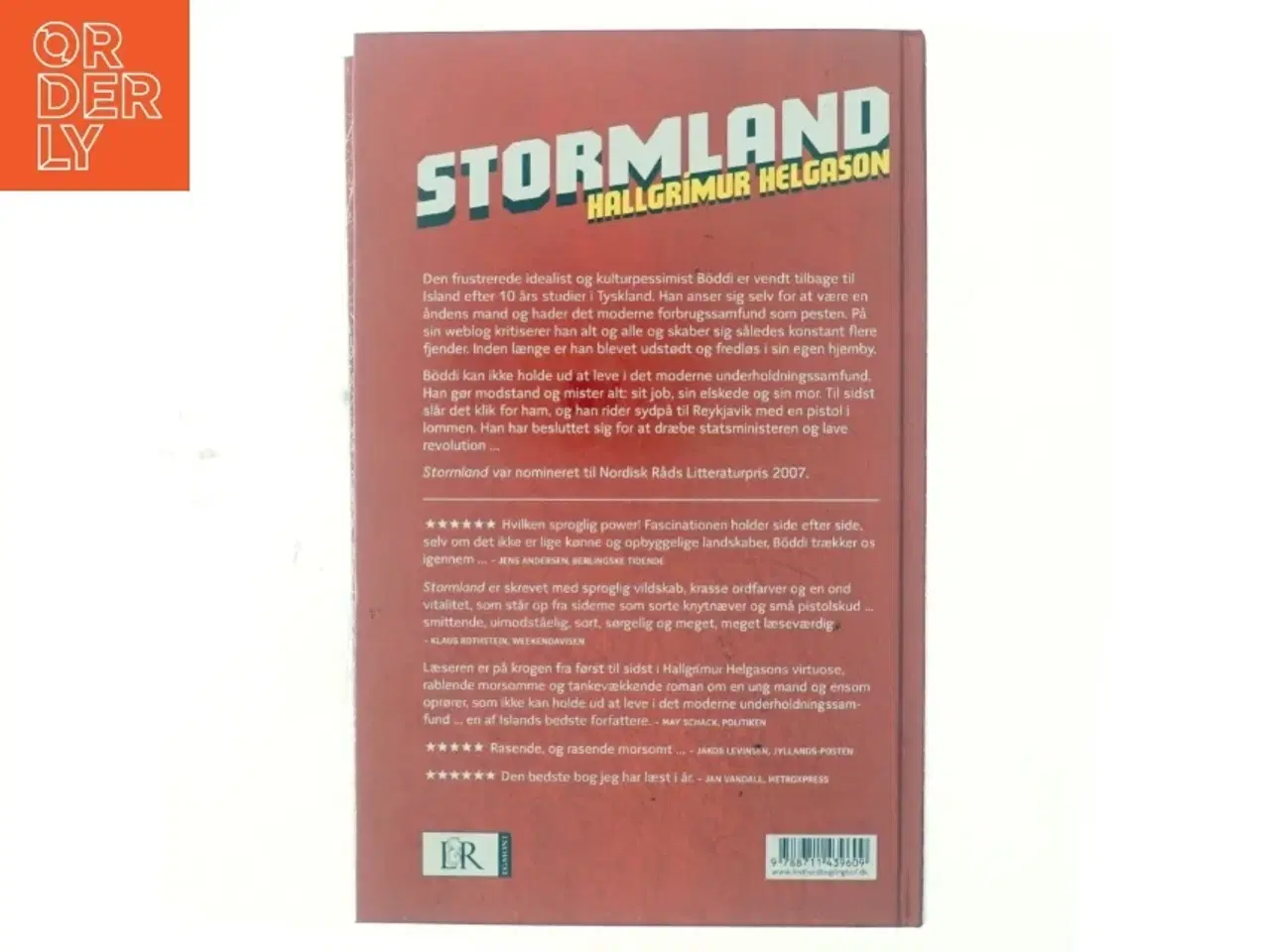 Billede 3 - Stormland af Hallgr&#237;mur Helgason (Bog)