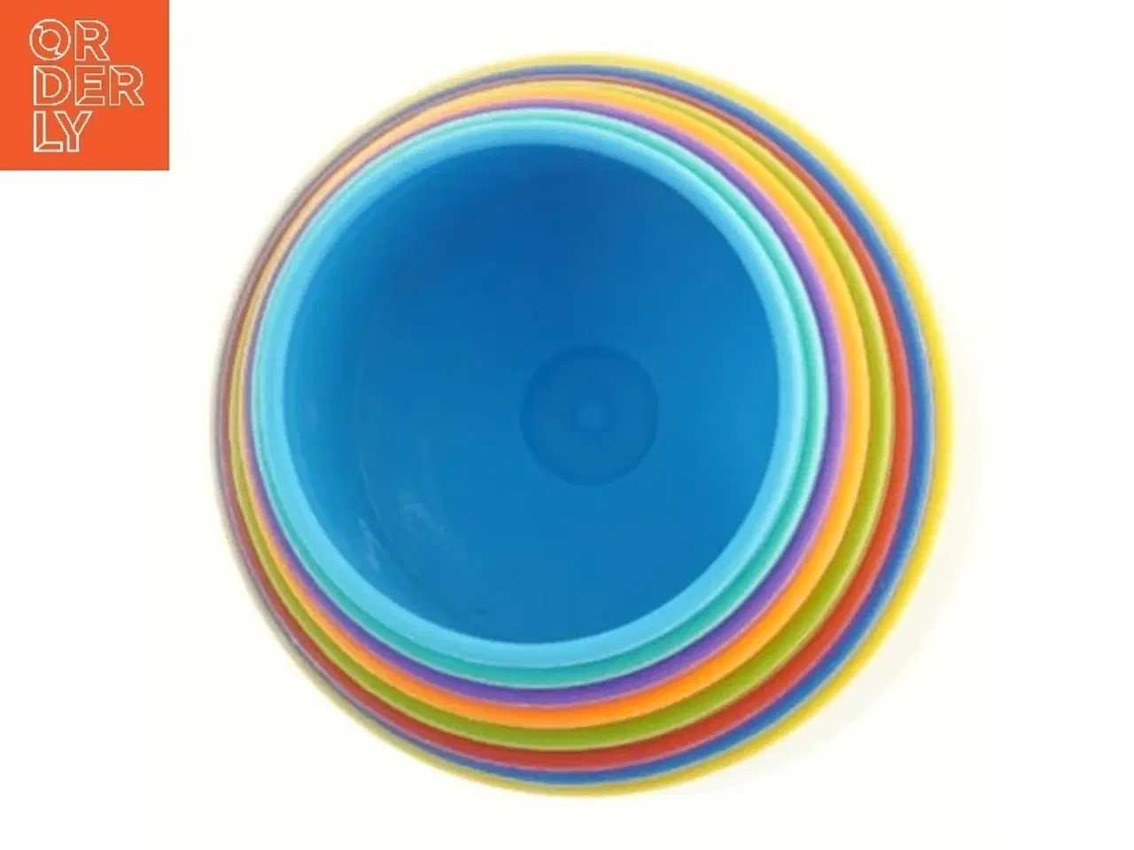 Billede 2 - Farverige stablekopper (str. 7,5-5 cm)