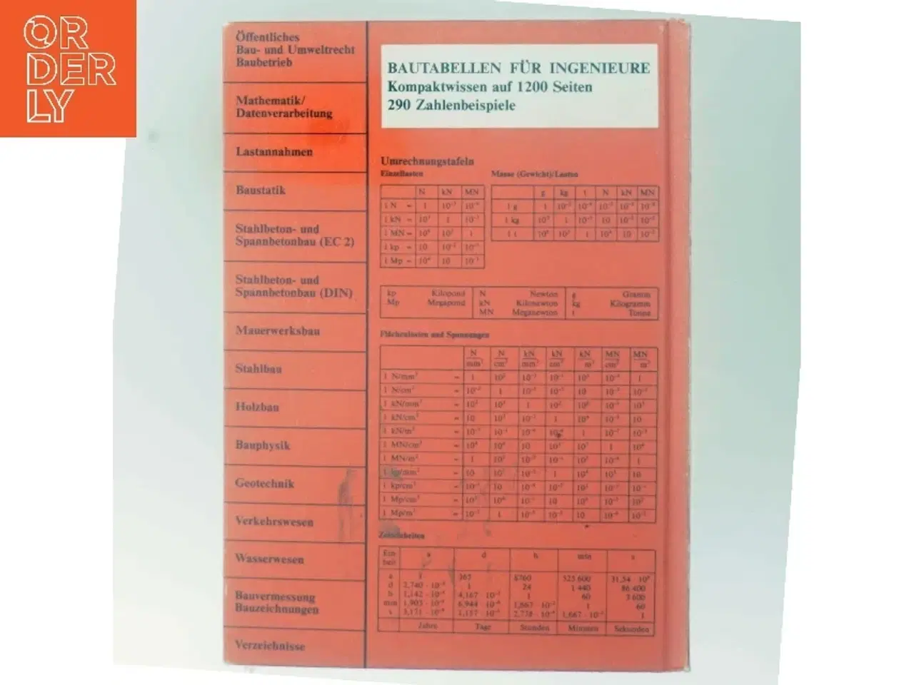 Billede 3 - Bautabellen für Ingenieure af Schneider (Bog)
