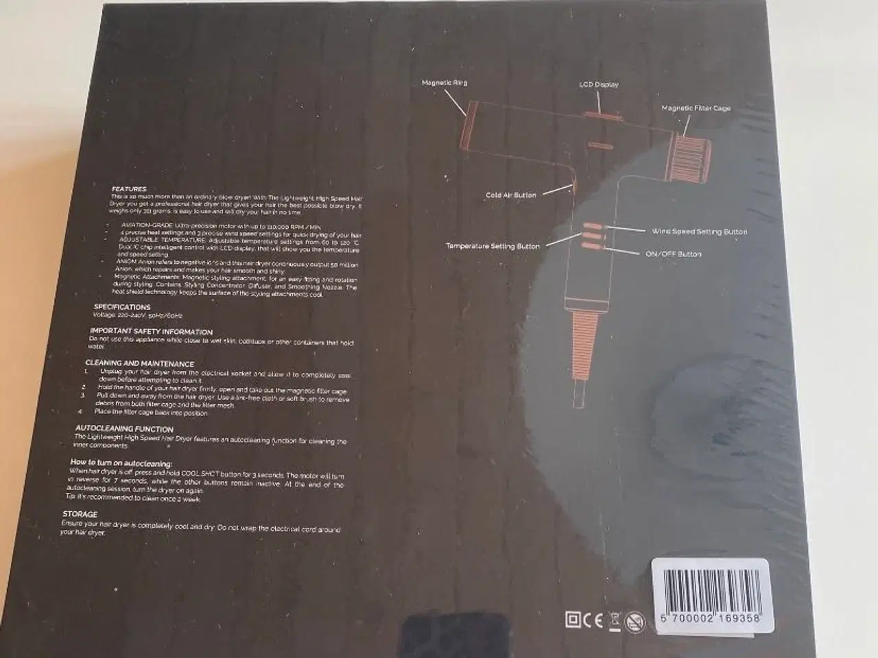 Billede 2 - Nicma The Lightweight Hige Speed Hair Dryer