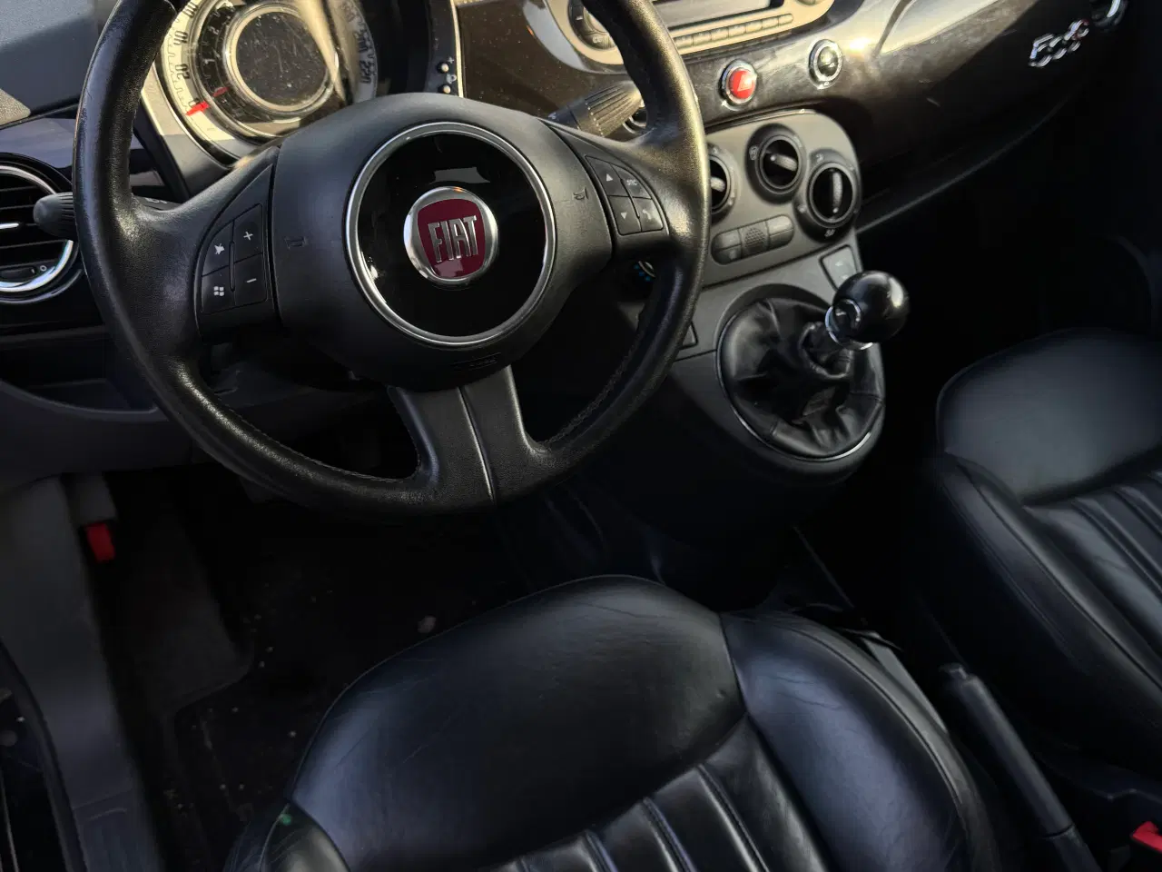 Billede 9 - Fiat 500C m. Lædersæder