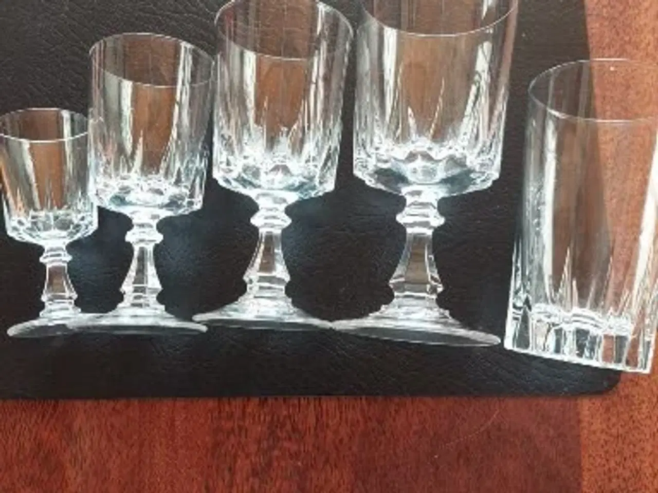 Billede 2 - Vintage franske  krystal glas til 6 personer 