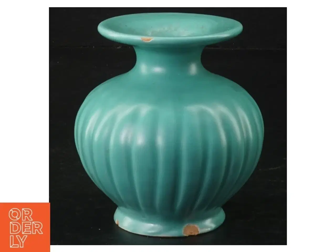 Billede 1 - Keramisk vase (str. H 9,5 cm)