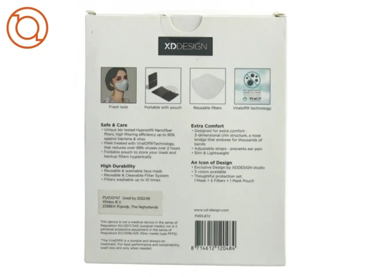 Billede 2 - Mundbind fra Xd Design