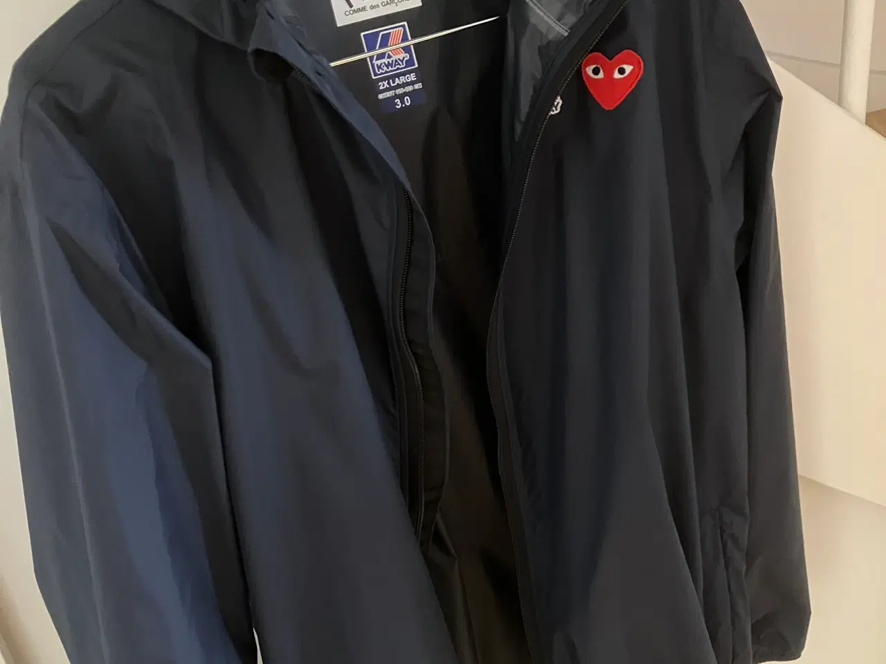 Billede 7 - K-WAY HOODIE FULL ZIP NAVY  COMME DES GARÇONS PLAY