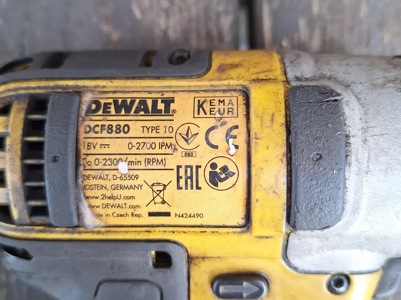 Billede 3 - slagnøgle 18v Dewalt dcf880  