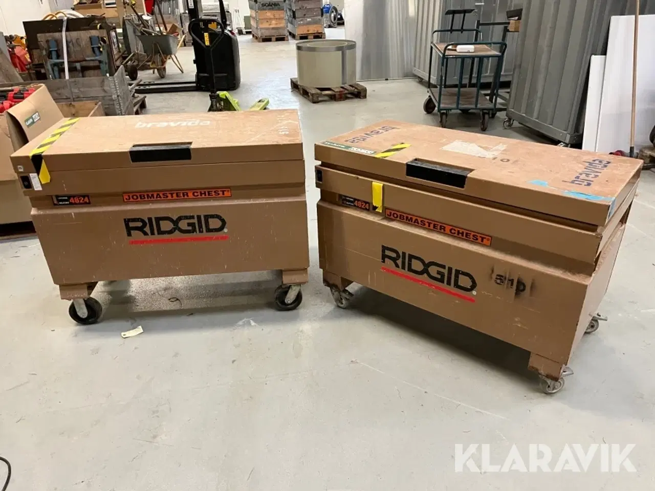 Billede 1 - Værktøjsvogn Ridgid 4820 jobmaster chest 2 styk