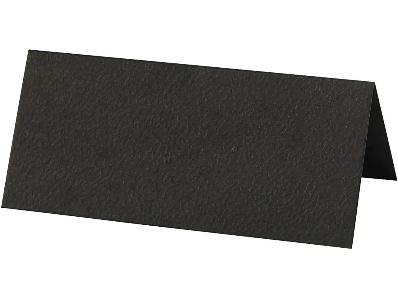 Billede 1 - Bordkort, str. 9x4 cm, 220 g, sort, 20stk./ 1 pk.