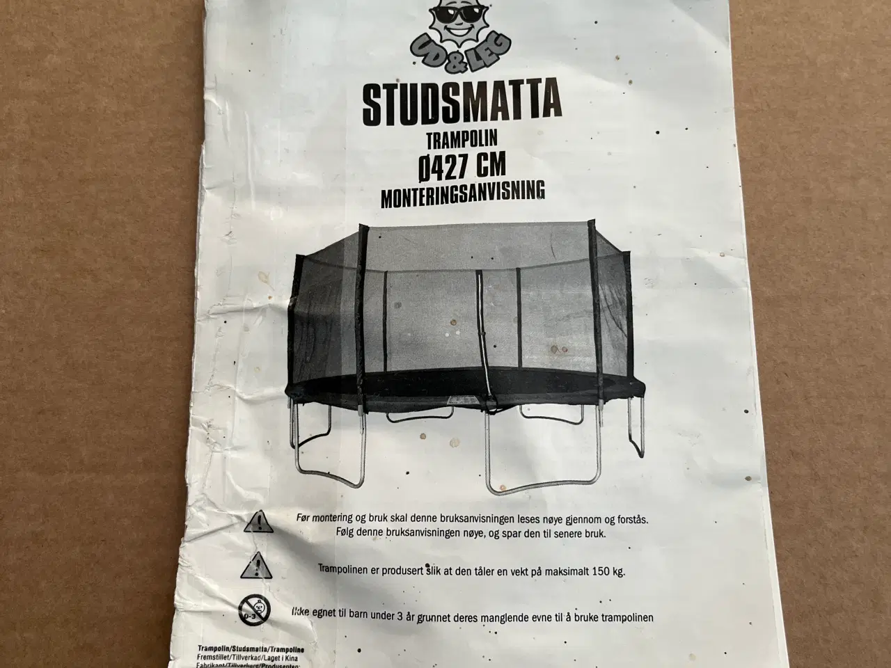 Billede 1 - Trampolin udendørsbrug