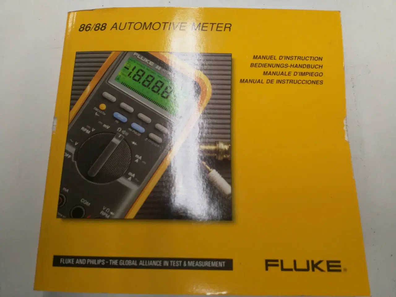 Billede 1 - Manual til Fluke automotive meter