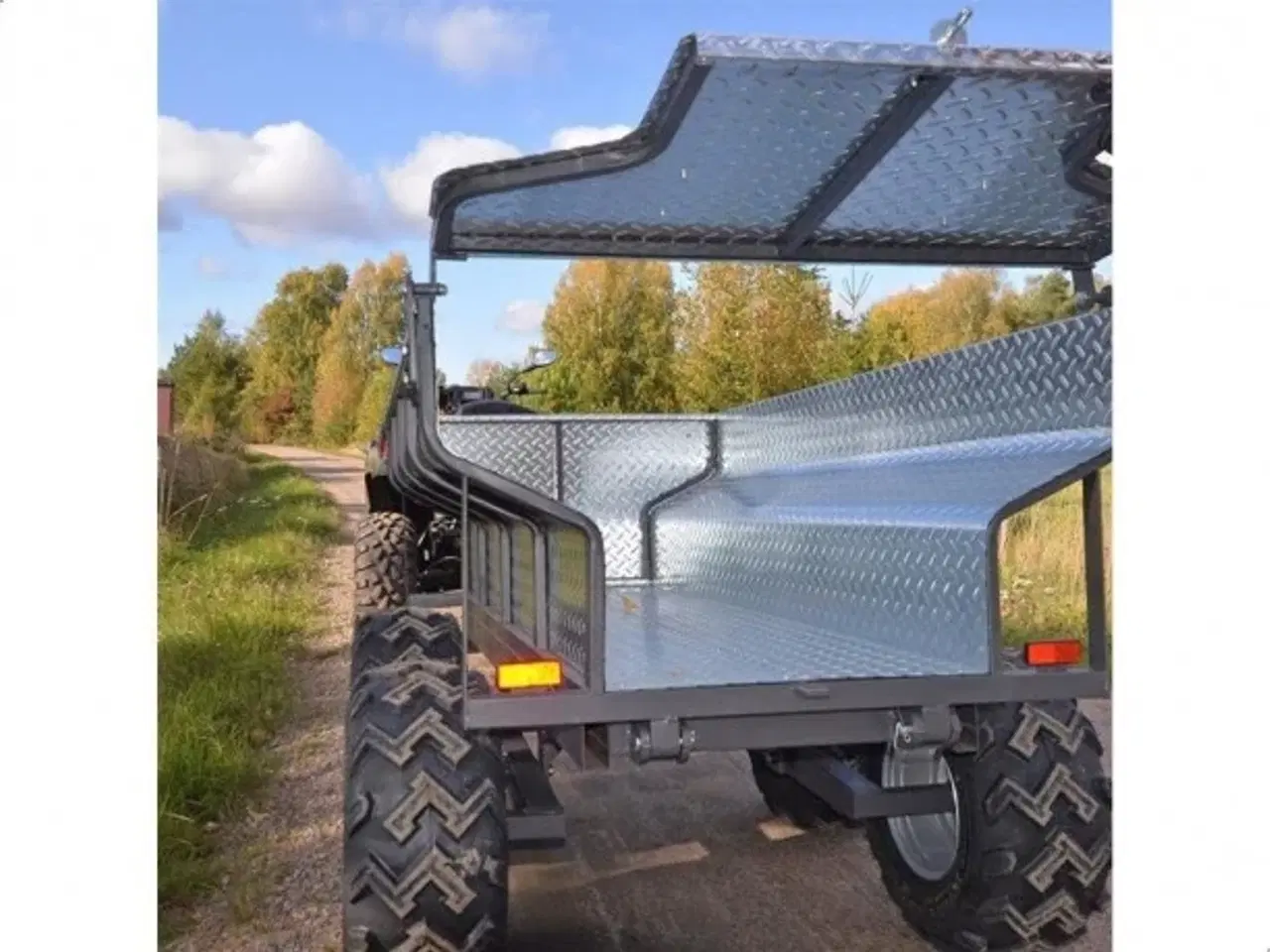 Billede 3 - Kellfri Tipvogn til ATV - 1.420 kg med elhydraulisk tipning