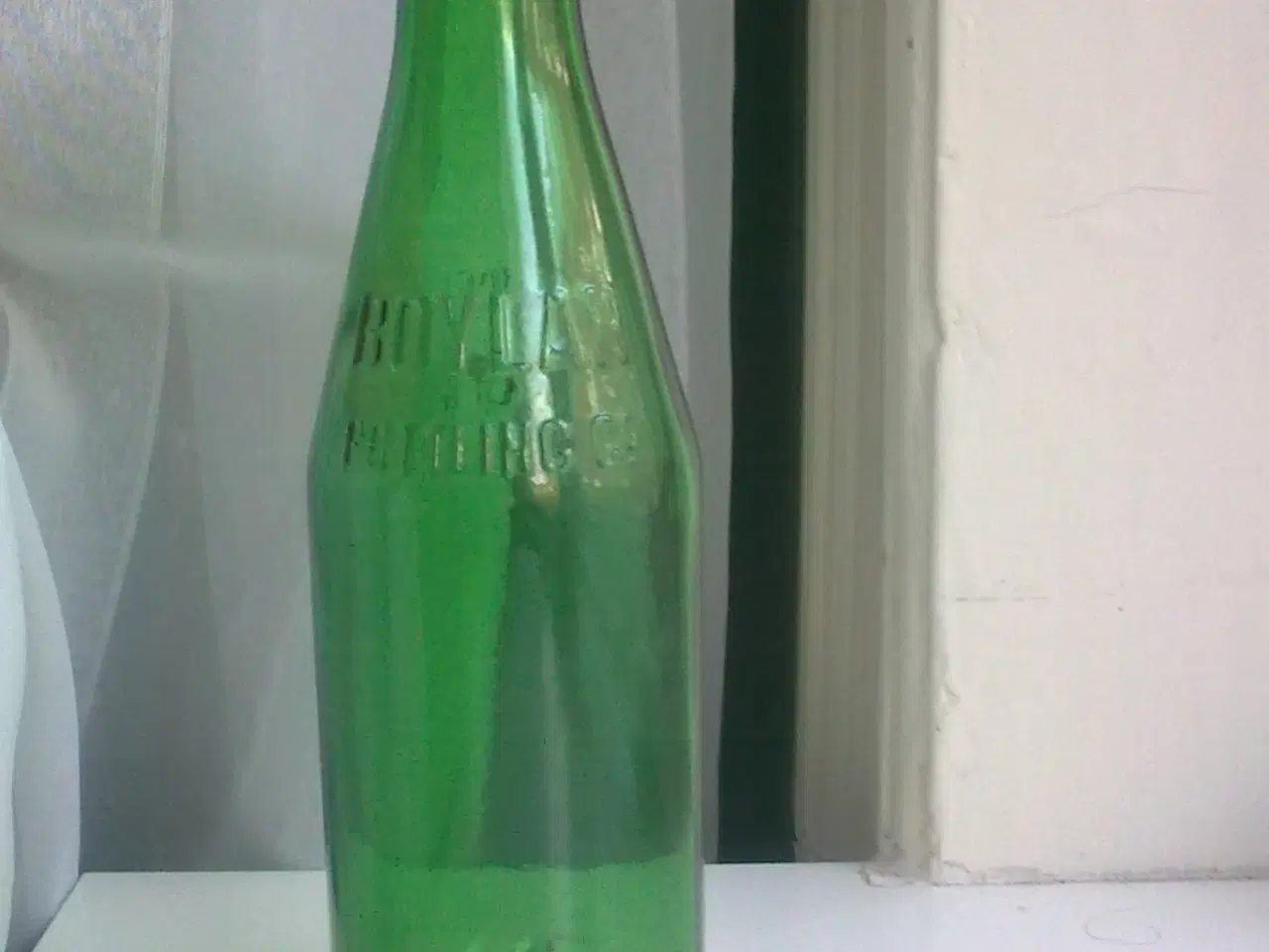 Billede 7 - Veteran bil relief på Italiensk glas flaske O.a.