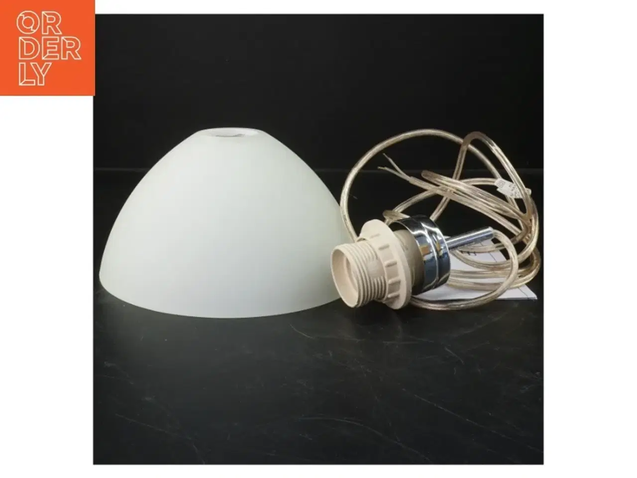 Billede 3 - Moderne glas pendellampe fra Halo Tech Design (str. Ø 19,5 cm)