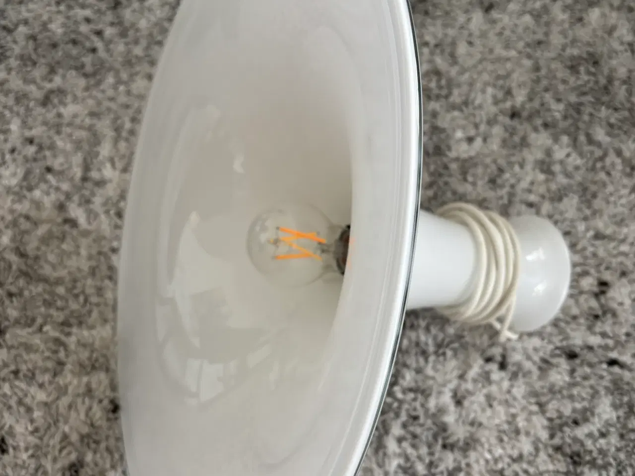 Billede 2 - Holmegaard Mandarin lampe 44 cm.